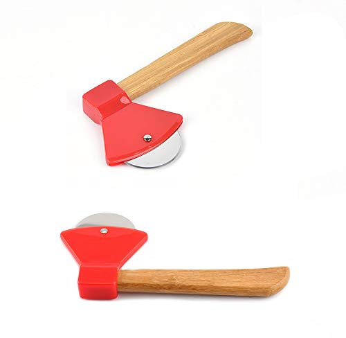 Pizza Cutter in The Shape of an Axe with Stainless Steel Sharp Blade