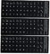 Naisicore Teclado Pegatinas reemplazo español no Transparente con Fondo Negro en Letras Blancas Artículos Personales para Laptops 3PCS