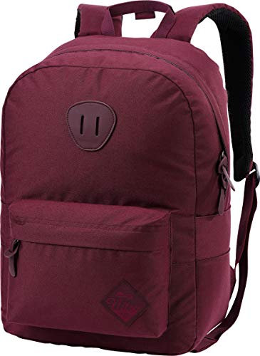 Nitro Urban Classic, Old School Daypack mit gepolstertem Laptopfach, urbaner Streetpack, Alltagsrucksack, Schulrucksack, Schoolbag, Wine, 20 L