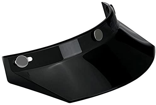 Biltwell Motorrad Helm Schirm schwarz Schirmchen Jethelm Open Face Helm Enduro Chopper