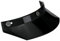Biltwell Motorrad Helm Schirm schwarz Schirmchen Jethelm Open Face Helm Enduro Chopper