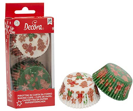 DECORA 0339874 CF 36 Backförmchen Gingerbread Family 50 x 32 mm