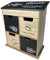 generico Mobile Vintage Legno Portacapsule Cialde 4 Cassetti per Caffe zucchero da Ufficio Casa Cucina Organizer 15x28xh30 cm
