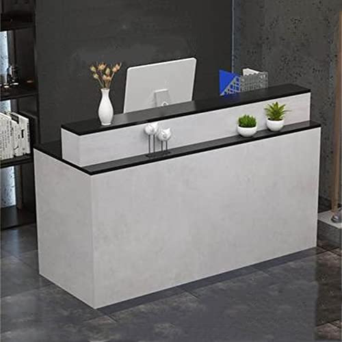 ChengBeautiful Rezeption Retro Kassierer Counter Einfache Moderne Bekleidungsstamm Bar Tisch Schönheitssalon Wand Schreibtisch Shop Kleine Rezeption Schreibtisch Überall Verwenden