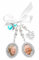 Yolev 1 Packung Memorial Anhänger Brautstrauß Hochzeitsstrauß Charms Brautstrauß Foto Charme Brautstrauss Hochzeit Erinnerungsschleife Perle Wedding Bouquet Charm Verlobung Hochzeit Party Dekoration