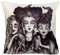 Halloween-Kissenbezüge, Hocus Pocus Überwurf-Kissenbezug, Halloween-Dekorationen, Sanderson-Schwestern-Kissenbezug, Baumwoll-Leinen-Kissenbezug, 45,7 x 45,7 cm, ohne Kisseneinsatz