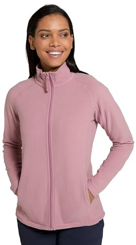 Mountain Warehouse Raso Damenfleece - Fleece-Pullover für Damen aus Microfleece, atmungsaktives, weiches, warmes Outdoor-Fleece - Frühling Sommer, Camping & Wandern Intensiv Pink Damengröße EU 40