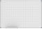 MAUL Whiteboard MAULstandard 60x90 cm mit Rasterdruck 1x1 cm, Top Qualität