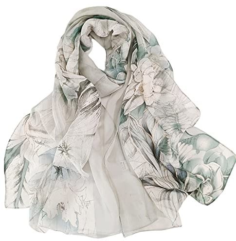 FAIRYGATE Seidentuch Haare Damen Leicht Seidentuch Silk Schal Halstuch Tuch Geschenk Frauen Hochzeit Braut Seidenschal 64016