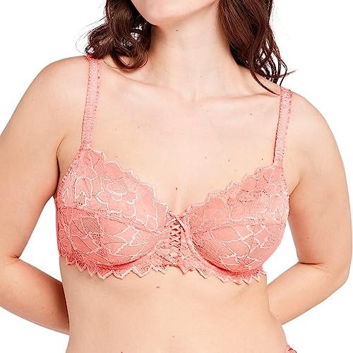 Sans Complexe - Arum - Soutien-Gorge Emboitant en Dentelle avec Armatures - Classique - Femme - Rose Blush - 95B