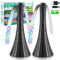 Fly Fans for Tables Rechargeable, 1800mah Table Fans to Keep Flies Away by Soft Blades, Fly Repellent Outdoor Patio, Camping Picnic Essentials, BBQ Party Supplies for Food, 2pcs
