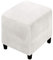 Ottomane Schonbezug Hockerbezug, 40x40/50x50/60x60 Hocker Husse für Fußhocker Quadratisch/Rechteckig, Stretch Bezug Ottomane Abdeckung Überzug Hocker Protector Waschbar Hockerabdeckung ( Color : #10 ,