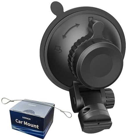 LIUFACAI Soporte para cámara de salpicadero, soporte de ventosa, soporte de montaje de ventosa para parabrisas, adecuado para modelos R2-4K y R2-4K PRO Dash Cam