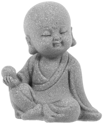 NESTINGHO Buddha Dekoration Mönchsstatue Für Den Garten Im Freien Buddha Aquarium Dekoration Buddha Statue Aquarium Dekoration Aquarium Buddha Dekoration Desktop Buddha Statue Kleine
