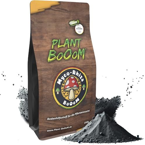 Plant BoOom Myco Rhiza Mykorrhiza Wurzelaktivator für Stecklinge und Jungpflanzen, organisch konzentriertes Pulver, Bewurzelungspulver Booster mit Mikroorganismen und Trichoderma, 250 g