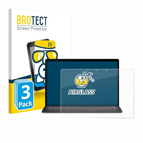BROTECT 3 Stück Schutzglas für Minisforum V3 3-in-1 Schutzfolie Panzer Folie Glas Displayschutz Made in Germany [Kratzfest 9H, Anti-Fingerprint]