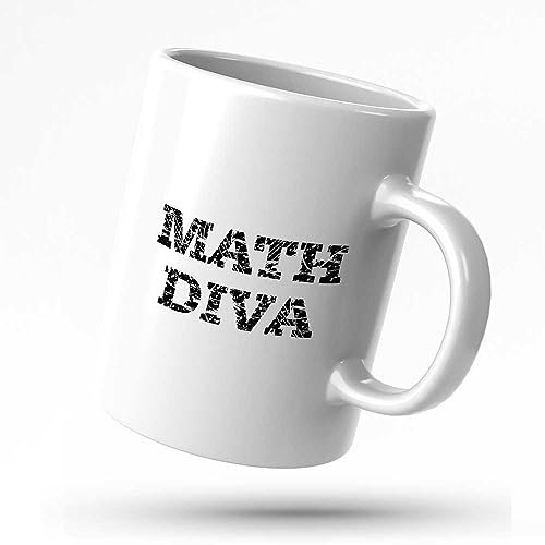 Lustige Tassen für Männer, Mathe-Diva-Tasse, lustige Kaffeetassen für Männer, Tassen für Männer