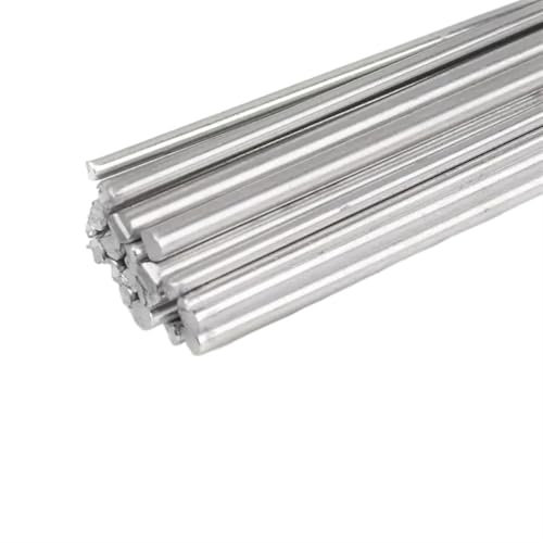 MZPOZB Baguette De Soudage Lot de 200/10 Baguettes de soudage universelles à Fusion Facile en température, Fil fourré en Aluminium et Argent, kit d'agents de Soudure Baguette De Soudure(2.5mm,10PCS)