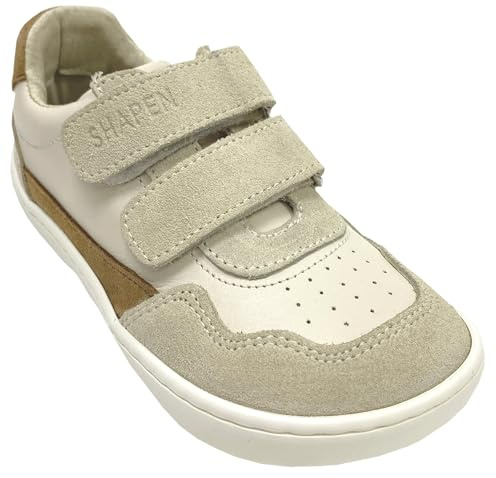 Shapen Stylisch lässige Sneaker mit Minimalsohle/Barfußschuhe Mini RE:Wind in Beige Kids (Beige, EU Schuhgrößensystem, Grundschulkind, Numerisch, M, 31)