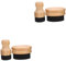 jojofuny 2sets Oil Wax Applicator Kitchen Brush for Oil Bamboo Chair Brush Chopping Board Oil Applicator Kitchen Countertop Wax Brush Oil Applicator for Countertops Wax Wand Bamboo + 2pcs*2