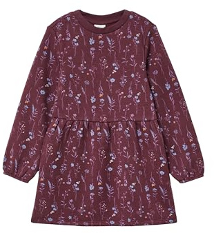 s.Oliver Thermofleece-Kleid mit All-Over-Print
