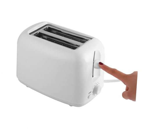 HOLIDYOYO Brotmaschine Mini-brottoaster Weiß