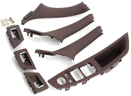 OGJFD Door Pull Handle 7PCS Car Inner Door Handle Panel Interior Door Pull Trim Cover for BMW 5X F10 F11 F17 F18 Interior Door Handle