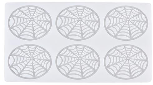 Silikonform mit Spinnennetz, für Kuchendekoration, Halloween, Süßigkeiten, Schokolade, Kuchendekoration, Fondantform, Partywerkzeug