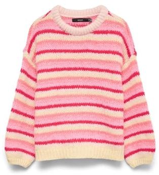 VERO MODA Vmmaybe Stripe Ls O-Neck Pullover Noos