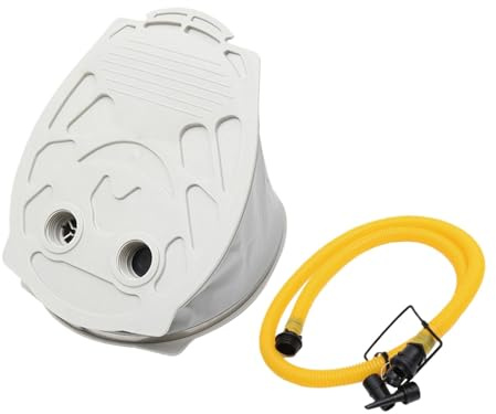 Milageto Fußpumpe, hohes Volumen, einfaches Aufblasen und Entleeren, Fußpumpe für Schlauchboote, Inflator für Ballons, aufblasbare Pool-Schwimmringe