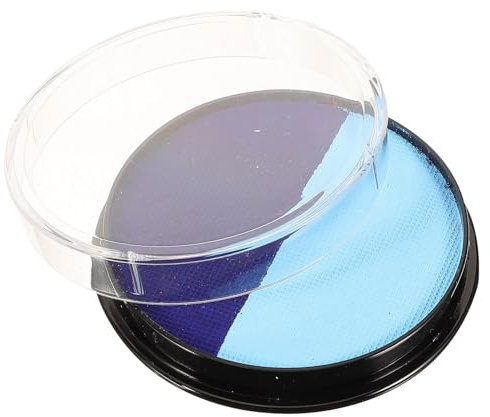 GARIOUANS Water-soluble Body Paint Double Face Paint Light Blue for Halloween Christmas Party Festival Makeup