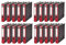 Leitz hochwertiger Ordner 180°, schmal | 20er Pack, rot, 1