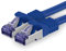 1aTTack.de Câble Réseau CAT7 CAT 7 10 Gigabit - 1x 0,5m - RJ45 Ethernet LAN DSL Routeur Modem - Bleu