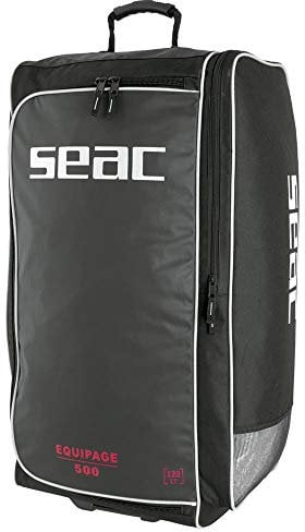 SEAC Equipage 500 Trolley für Unterwasser-Ausrüstung, 85 x 40 x 35 cm, Schwarz, 130 lt