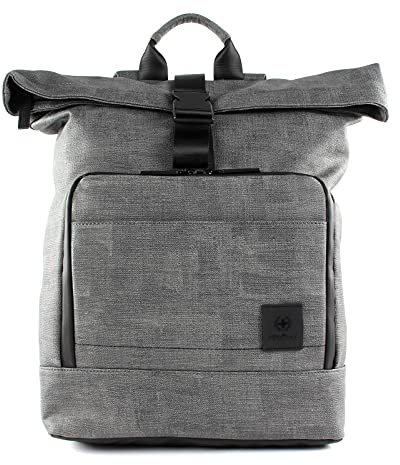 Strellson Bank Rolltop Rucksack LVF, Dunkelgrau
