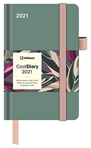 Sage Green 2021 - Diary - Buchkalender - Taschenkalender - 9x14: Cool Diary