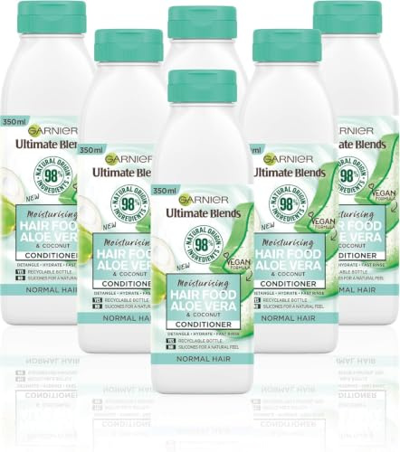 Garnier Hair Food Aloe Vera Moisturising Conditioner 6x350ml Multipack