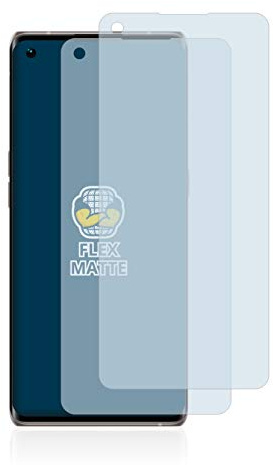 brotect Pellicola Protettiva per Oppo Find X3 Neo | 2 Pezzi Opaca Protezione Schermo Made in Germany Anti-Riflesso Copertura Completa Full-Cover 3D Curvo