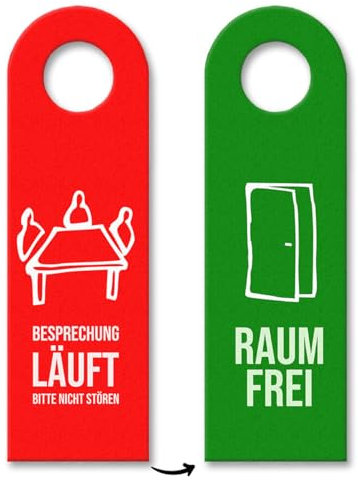 Besprechung läuft - Bitte nicht stören Türhänger