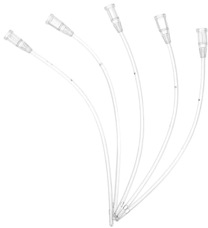 ULTECHNOVO Bird Feeding Hose Set of 5 Transparent Feeding Tube for Baby Birds Parrot Crop Tubes for Milk Liquid Medicine and Hand- Young Birds