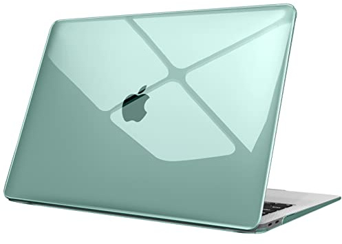 FINTIE Cover Compatibile con MacBook Air 13,3 Pollici A2337(M1)/A2179/A1932 | 2020/2019/2018 - Custodia Rigid Protettivo Guscio Rigido Cover, Midnght Verde
