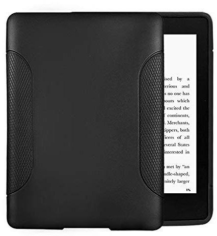 Chineestyle Coque de protection fine en gel TPU pour Kindle Paperwhite (11ème génération, version 2021) pour liseuse Kindle Paperwhite 7,8 (Noir)