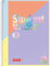 BRUNNEN Collegeblock Premium Student „Intoxicate“ | A4, Lineatur 28, 80 Blatt, koralle/violett