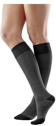 Bauerfeind VenoTrain Cocoon AD CCL2 foot short Kompressionsstrümpfe L plus schwarz short