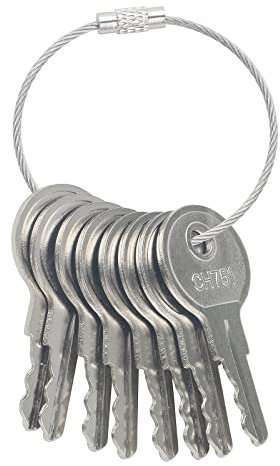 SMTHOME Lot de 8 clés CH751 pour camping-car, remorque, compartiment de rangement, porte de placard CH 751