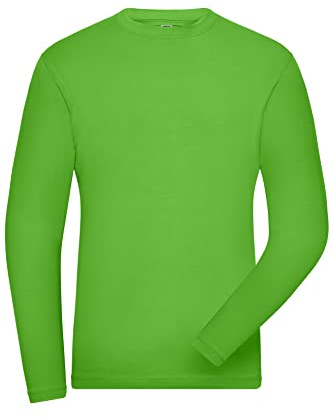 James & Nicholson Herren Bio Workwear Long-Stretch - Langarm Shirt aus Bio-Baumwolle mit Elasthan