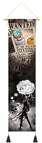 CosplayStudio Large One Piece Scroll Picture | Mugiwara Kakemono | Tony Chopper Wall Poster | Strawhat Pirates | 130 x 33 cm | Tony Tony Chopper