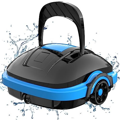 WYBOT Kabelloser Poolroboter Akku, Poolsauger mit Dual-Motor, Selbstparken, Starke Saugkraft, Automatische Poolreiniger für unterirdische Schwimmbecken bis 50m²