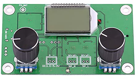 Natudeco 87-108MHz Radio Receiver Module Digital FM Receiver Shortwave Radio Receiver Modules Frequency Stability for Radio Audio Broadcast Collector