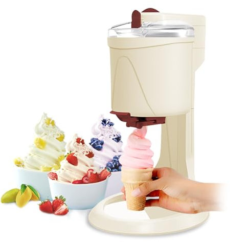 WDDEYYDS Ice Cream Maker Simple One Push Operation soft serve ice cream dispenser machine For Home Easy to Clean soft scoop Ice Cream mix van For Home